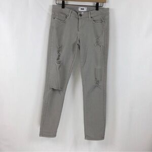 Paige Distressed Skyline Ankle Jeans